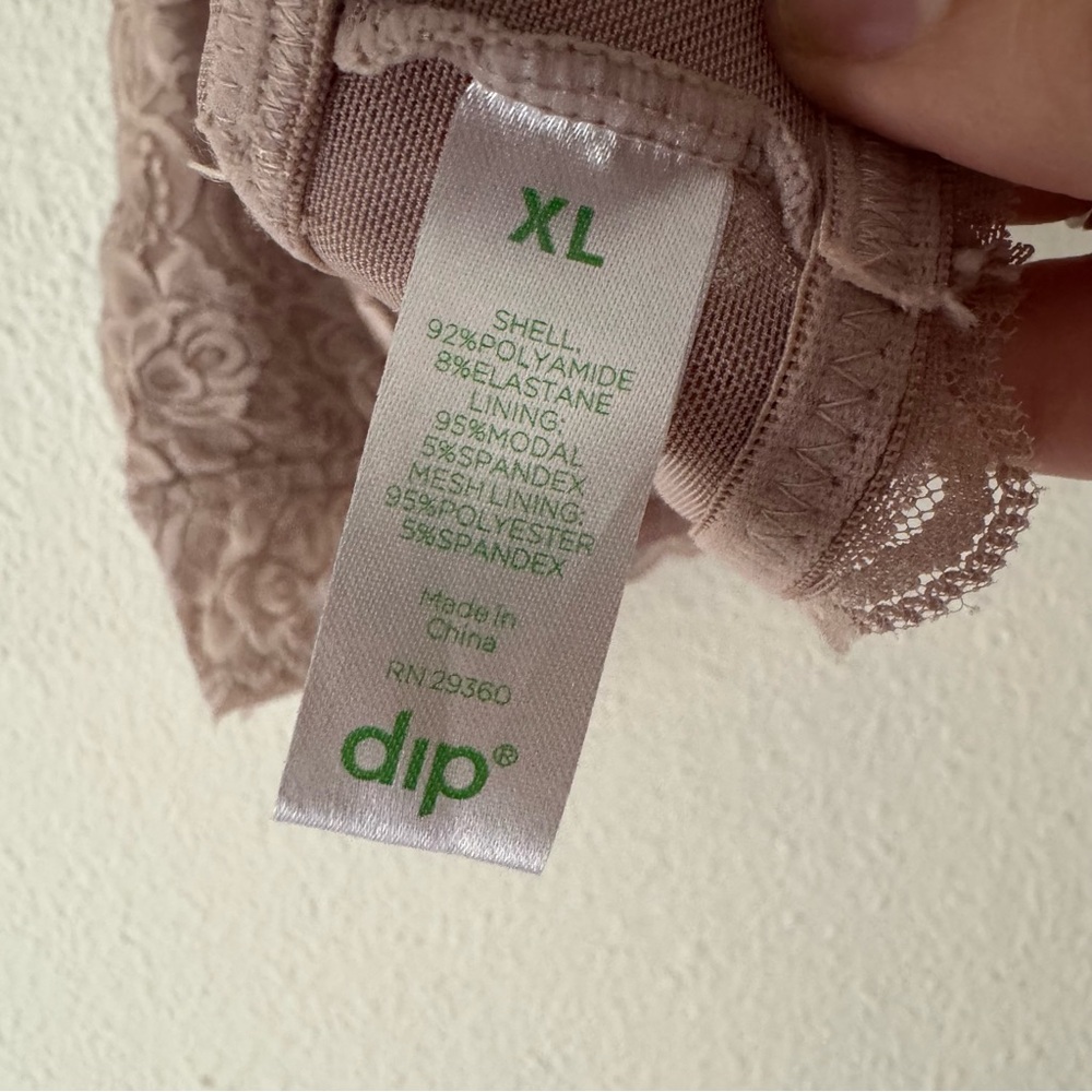 Lace Bralette XL Racerback Floral Feminine Supportive Dainty Layering New - Picture 8 of 11